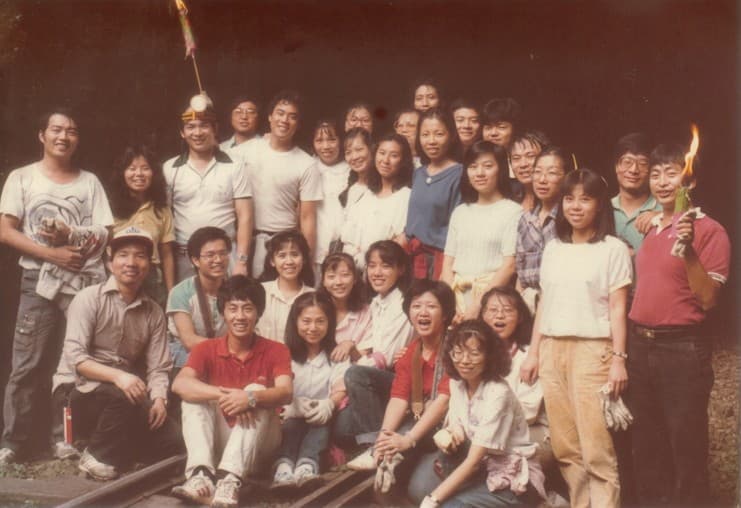 1980 年代團員合影,保存早期團隊面貌